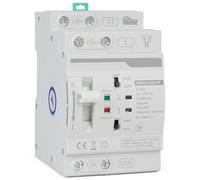 CPROSP Inverseur de Source Monophasé Automatique 63A DIN 220V 2P, Commutateur de Transfert Automatique 2P, Interrupteur Différentiel 63A, Contacteur Jour Nuit Chauffe Eau