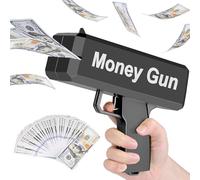 CPROSP Pistolet à Tirer de l'argent 100 Billets de Banque Prop Inclus, Pistolet à Argent, Pistolet à Argent, Pistolet Money pour Argent, Pistolet à Lancer, Convient pour Les fêtes, Les Mariages