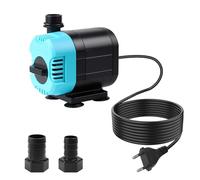 CPROSP Pompe Aquarium (1200 L/H, 15W), mini Pompe a eau de Refoulement max. : 1,3 m, Pompes Fontaine avec Câble de 1,5 m, pour Aquarium, étang, Statues, Fontaine, Hydroculture