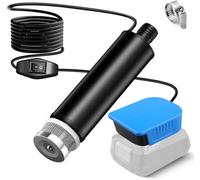 CPROSP Pompe de puisard compatible avec batterie Bosch PBA 18 V (pas de batterie), pompe à eau 30 l/min, pompe de transfert, pompe submersible, portable, pour piscine, jardin, aquarium, étang, camping