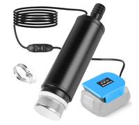 CPROSP Pompe Submersible Compatible avec Batterie Bosch PBA 18V (Batterie non incluse), 30L/min, Pompe de Transfert, Pompe Submersible Portable, pour Piscine, Jardin, Aquarium, étangs, Camping