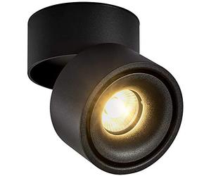 CPROSP Spot en Saillie Orientable 10W LED Spots de Plafond Plafonnier Aangle Réglable Applique de Plafond Lampe COB, Rotative à 360 ° (Blanc Chaud 3000k)