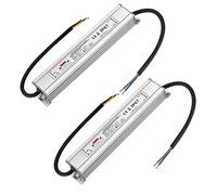 CPROSP Transformateur 220v 12v 50W 2 pièces, Convertisseur 220v 12v Etanche IP67, Driver LED 12v 4,16A, Transformateur Projecteur Piscine 220v 12v