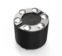 CPROSP Traversée de mur, joint annulaire 80 mm, convient pour tube et câble de 0 à 45 mm de diamètre, insert d'étanchéité universel en caoutchouc avec tôle de fer galvanisée à froid, montage facile