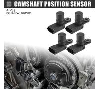 CPS Capteur, pour Buick Lacrosse, ABS, Métal, No.12615371, Noir, 4pcs