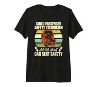 CPST, Technicien de sécurité des passagers, sécurité des sièges de Voiture T-Shirt Haut de Gamme