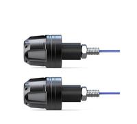 CPTDE Indicateurs LED Clignotant D'extrémité De Guidon Moto LED | Clignotant D'extrémité De Guidon Moto LED 12V, 2 Pièces, Barre Poignée, , Marqueur Latéral, Éclairage Lampe D'angle