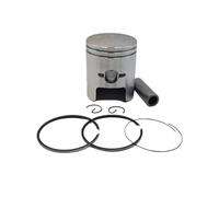 CPTDE segment cylindre piston Kit De Piston 50mm Avec Broche 14mm Pour AX100 Pour JinCheng Pour Haojue AX 100 Ensemble Réparation Moteur Moto 2 Temps 100cc