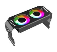 CPU Cooler - Quiet Double Fans, Adjustable ARGB Light, Heat Dissipation, High Airflow Design, Electronics Accessory, Reliable Cooling Performance For Home Game Room Computer