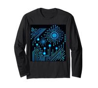 CPU PC Sci-FI Movie Geeks Tees Circuit Board Informatique Manche Longue
