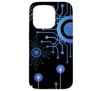 CPU PC Sci-FI Movie Geeks Tees Circuit imprimé Coque pour iPhone 15 Pro