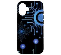 CPU PC Sci-FI Movie Geeks Tees Circuit imprimé Coque pour iPhone 16