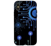 CPU PC Sci-FI Movie Geeks Tees Circuit imprimé Coque pour iPhone X/XS