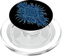 CPU PC Sci-FI Movie Tees Circuit Board Geeks Informatique Cadeaux PopSockets PopGrip pour MagSafe