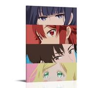 CPXBLHHW Impression sur toile Tomo-chan Is A Girl! - Décoration murale classique - Décoration murale pour chambre à coucher - 20 x 30 cm - Style cadre