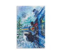 CPXBLHHW Lupin The 3rd Popular Anime Poster sur toile sans cadre pour chambre à coucher 60 x 90 cm