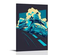 CPXBLHHW Poster sur toile Lupin The 3rd Popular Anime classique - Art mural décoratif pour chambre à coucher - 60 x 90 cm - Style cadre