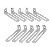 CPYJW 10 Pièces Équerre De Fixation,Équerres De Fixation En Forme De L Meubles Equerre Metal Support 7.25x2.4x1.5 Cm En Coin Réglable à 90 Degrés Pour éTagères Avec Structure Bois Tables Et Chaises