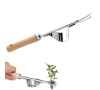 CPYJW Désherbeur Manuel,Desherbeur en Acier Inoxydable pour Le Jardin Désherbeur avec Poignée en Bois Jardinière Manuelle Y-Shape Manuelle Désherbage Racine Fourche Pelle Jardinage Arrache Pissenlit