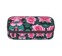 CPyuqw Purple Butterfly Pattern Print Pencil Case - Multi-usage Pen Organizer Pen Organizer School Supplies Stationery Makeup Office Use, Tableau Roses Rose, Taille unique, Cartable