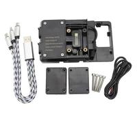 CPZPMFMKBG Support de Navigation pour Moto pour BMW R 1200 RT Modèles Antérieurs À 2009 Support De Navigation Moto Chargement USB pour Téléphone GP(Mobile Phone Holder)