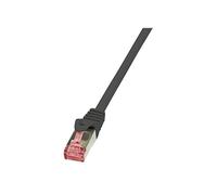 Câble réseau LogiLink CAT. 6 S/FTP 2 m noir - CQ2053S - 2.00 m - noir - [1x RJ45 mâle - 1x RJ45 mâle]