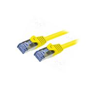 CQ3057S Patch cord S/FTP 6a Line Cu LSZH jaune 2m 26AWG LOGILINK