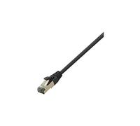 CQ8043S RJ45 Câble réseau, câble patch CAT 8.1 S/FTP 1.50 m noir sans halogène