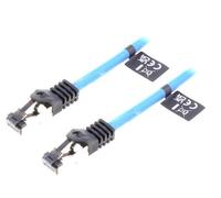 CQ8116S Patch cord S/FTP Cat 8.1 Line Cu LSZH bleu 20m 26AWG veines : 8 LOGILINK