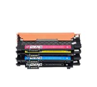 CQadsDyrx 1set CMYK CLT-K406S CARTRIDE du Toner Compatible avec C460W C410W CLP360 365W 366W CLX3300 3302 3305FN 3305W 3305FW Fit Universel