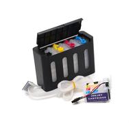 CQadsDyrx Système d'alimentation à Encre Continue Compatible Compatible avec Les modèles d'imprimante 604 604xl XP2200 XP2205 XP3200 XP3205 XP4200 XP4205 avec Puce de réinitialisation Automatique