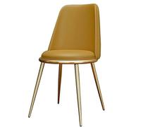 CQAHDSEVF Dossier de Chaise de Salle à Manger, Cuir d'unité Centrale de chaises de Salle à Manger tapissé avec Les Jambes en métal de Dossier Multicolores(C)