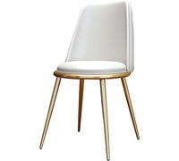 CQAHDSEVF Dossier de Chaise de Salle à Manger, Cuir d'unité Centrale de chaises de Salle à Manger tapissé avec Les Jambes en métal de Dossier Multicolores(G)