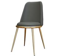 CQAHDSEVF Dossier de Chaise de Salle à Manger, Cuir d'unité Centrale de chaises de Salle à Manger tapissé avec Les Jambes en métal de Dossier Multicolores(B)
