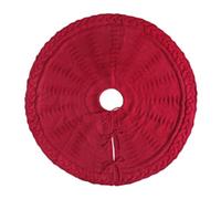 CQAHDSEVF Jupe pour Sapin de Noël, Jupe de Sapin de Noël en Maille épaisse de 122 cm, Style Rustique, for décoration de fêtes.