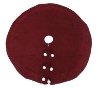 CQAHDSEVF Jupe pour Sapin de Noël, Jupe de Sapin de Noël tricotée de 122 cm (48 Pouces), Accessoire for décoration intérieure de fêtes de Fin d'année.(Rosso)