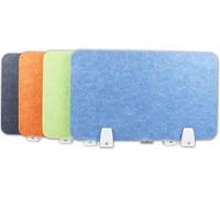 CQAHDSEVF Panneau d'intimité pour Bureau, Clip de séparation de Bureau Multicolore, Plusieurs Tailles, for salles de ibliothèques, Bureaux(Blu,30x100cm)