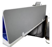CQAHDSEVF Panneau d'intimité pour Bureau, Diviseurs de Bureau Panneaux de confidentialité acoustiques Cloisons de Poste de Travail Tailles Multiples(HxL 40x120CM/15.7x47.2IN)
