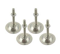 CQAHDSEVF Pieds de Meubles Pieds réglables, Pieds de nivellement de Meubles réglables, 4 pièces, avec Base de 38mm et M8/M10x60-100mm(M10x100mm)