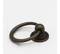 CQAHDSEVF Poignées anneaux pour tiroirs, Poignées de tiroir en alliage de zinc multicolores plusieurs tailles 12 pièces(Gold,Style A)