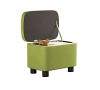 CQAHDSEVF Pouf Ottoman de Rangement, Tabouret avec Rangement Multicolore 15,7x11,8x9,84 Pouces(Green)