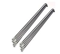 CQAHDSEVF Rayon de Roue de vélo, 15 pièces 14G 2.0mm Rayons de vélo en Acier Inoxydable coude Droit Tirer Rond Noir for 27.5/29(293 mm)
