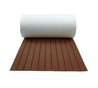 CQAHDSEVF Revêtement de Sol pour Bateau en Mousse EVA, Tapis de Pont de Bateau en Teck en Mousse EVA, Multicolore, antidérapant, Auto-adhésif(Dark Brown)