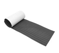 CQAHDSEVF Revêtement de Sol pour Bateau en Mousse EVA, Tapis de Pont en Teck en Mousse EVA Auto-adhésif antidérapant Multicolore 2400x450x6mm(Dark Gray)