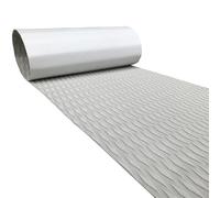 CQAHDSEVF Revêtement de Sol pour Bateau en Mousse EVA, Tapis de Sol for Bateau 2300x550x5mm Mousse EVA Autocollant Multicolore(Gray)