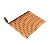 CQAHDSEVF Revêtement de Sol pour Bateau en Mousse EVA, Tapis de terrasse de Bateau en Teck en Mousse EVA, revêtement de Sol Auto-adhésif Marron for Yacht(A4-2400x550x5mm)