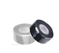 CQAHDSEVF Ruban isolant de réparation en caoutchouc silicone Ruban de réparation en silicone auto-fusionnant élastique multicolore 1-5 ensembles(Black-Grey 2pcs,5 set)