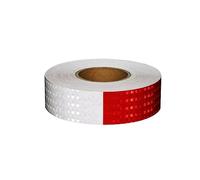 CQAHDSEVF Ruban réfléchissant de signalisation, Ruban d'avertissement de sécurité réfléchissant auto-adhésif 50 m x 5-20 cm multicolore(5cm X 50m a)