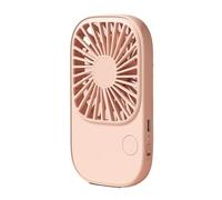 CQAHDSEVF Ventilateur portable à main, Mini ventilateur de bureau portable USB avec support multicolore(Pink)