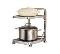 CQCCQ Étagère de Rangement Pliable sans Installation, Support for Four à Micro-Ondes et casseroles, Support en métal sur Pied, adapté au Salon, à la Salle de Bain(Color 1,28.5x23x33.5cm)